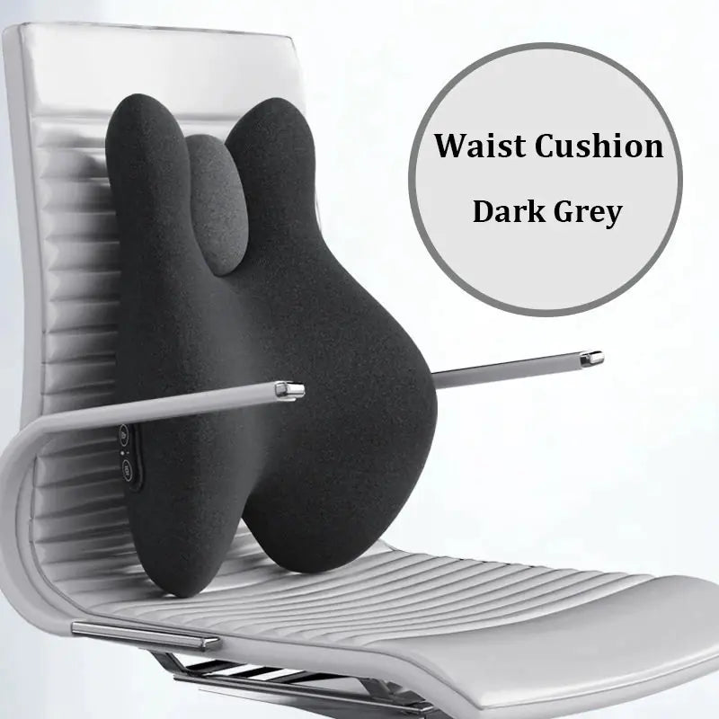 Cushion Office Backrest with Massage and Heating Support