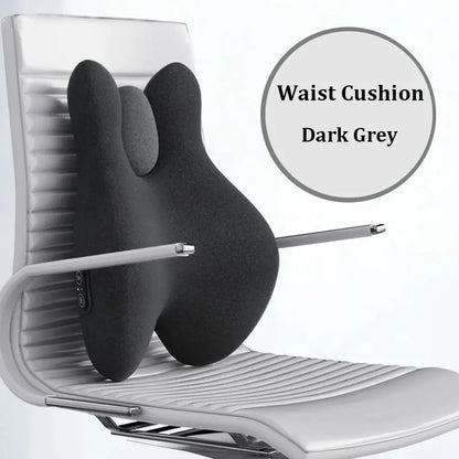 Cushion Office Backrest with Massage and Heating Support