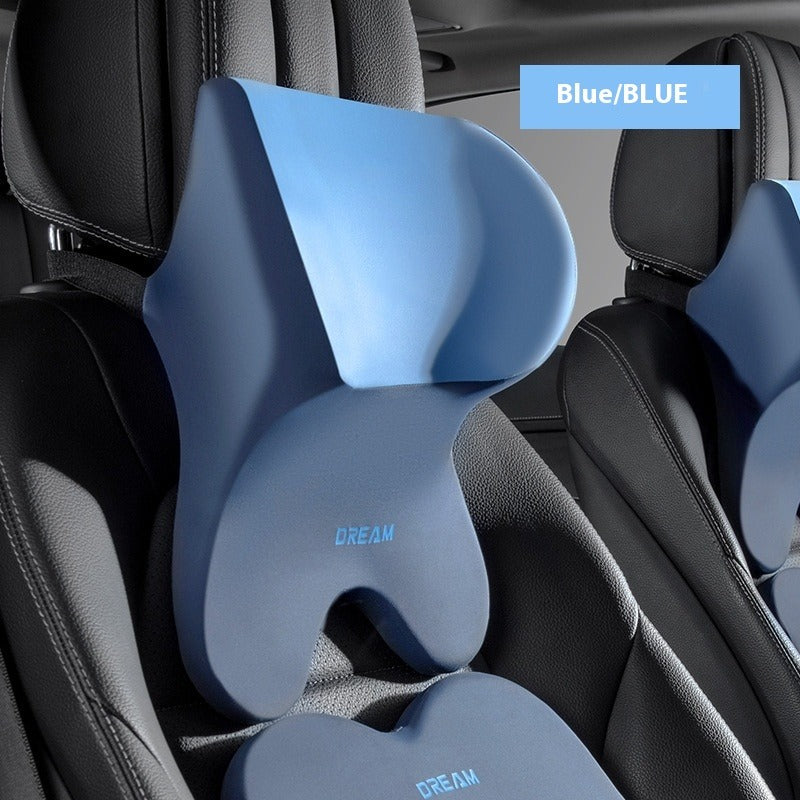 Memory Foam Neck Pillow Car Backrest Cushion