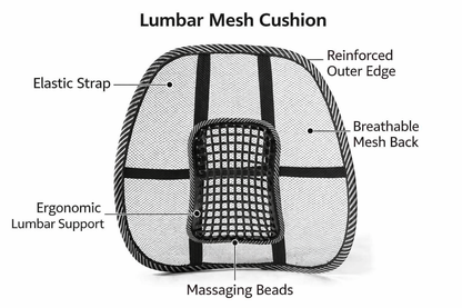 Mesh Lumbar Support Cushion