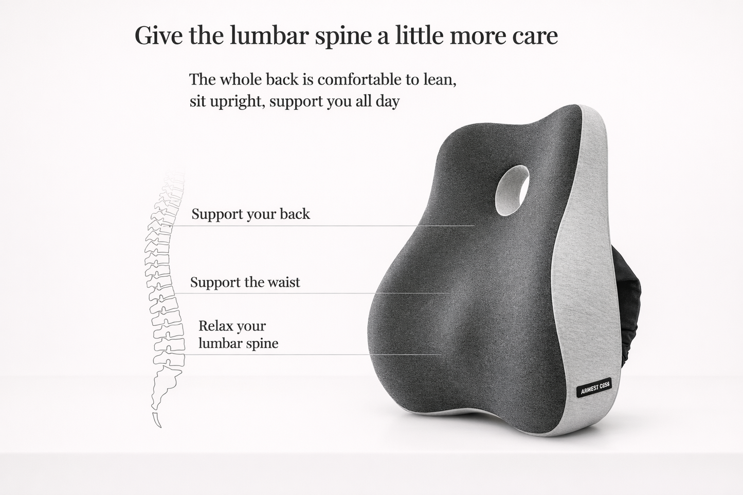 Lumbar & Seat Comfort Cushion Set