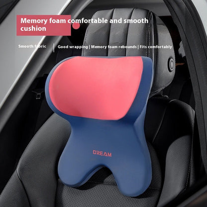 Memory Foam Neck Pillow Car Backrest Cushion