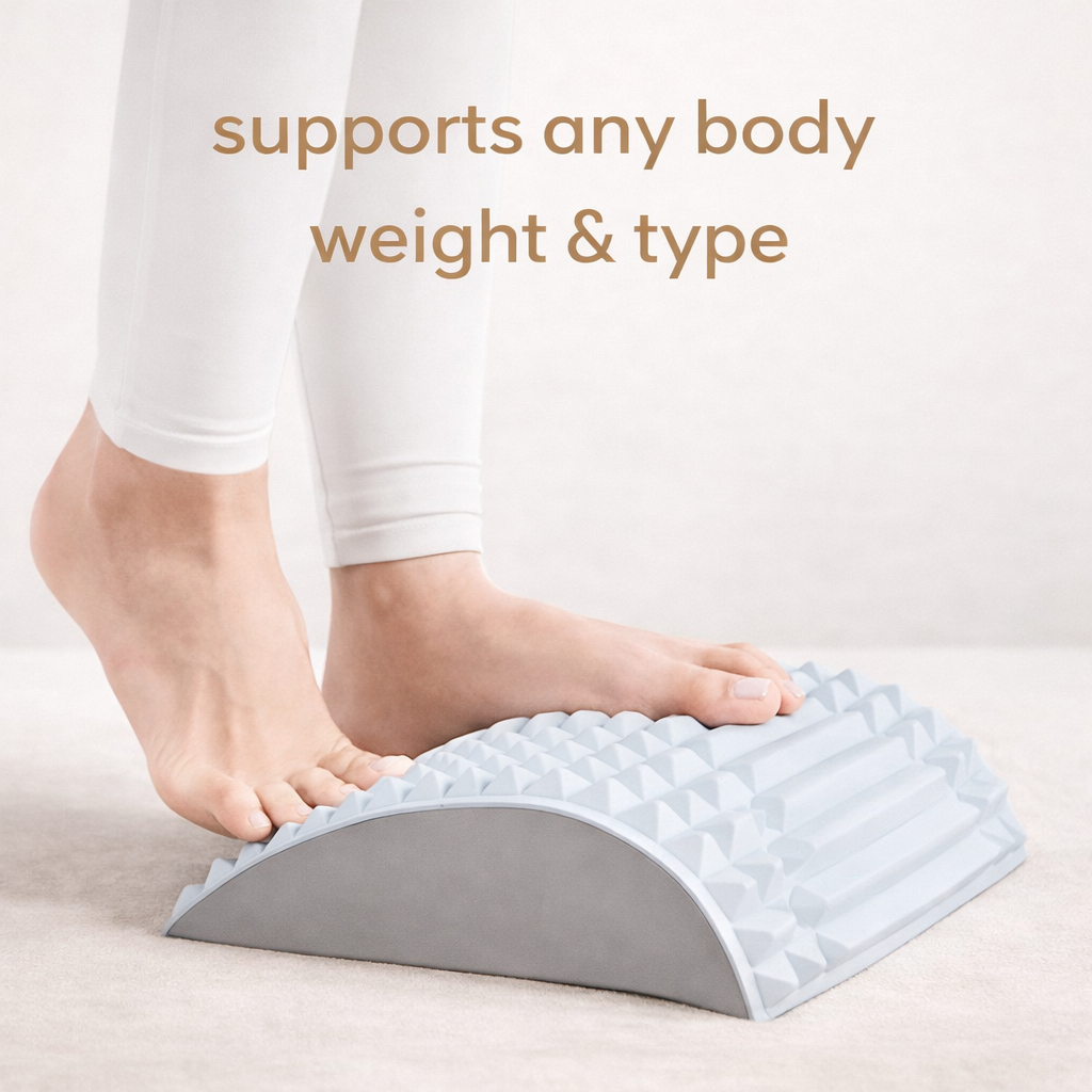 Ergonomic Back Stretcher for Lumbar Comfort & Relaxation