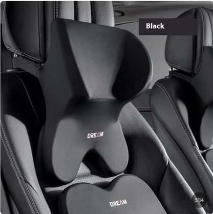 Memory Foam Neck Pillow Car Backrest Cushion