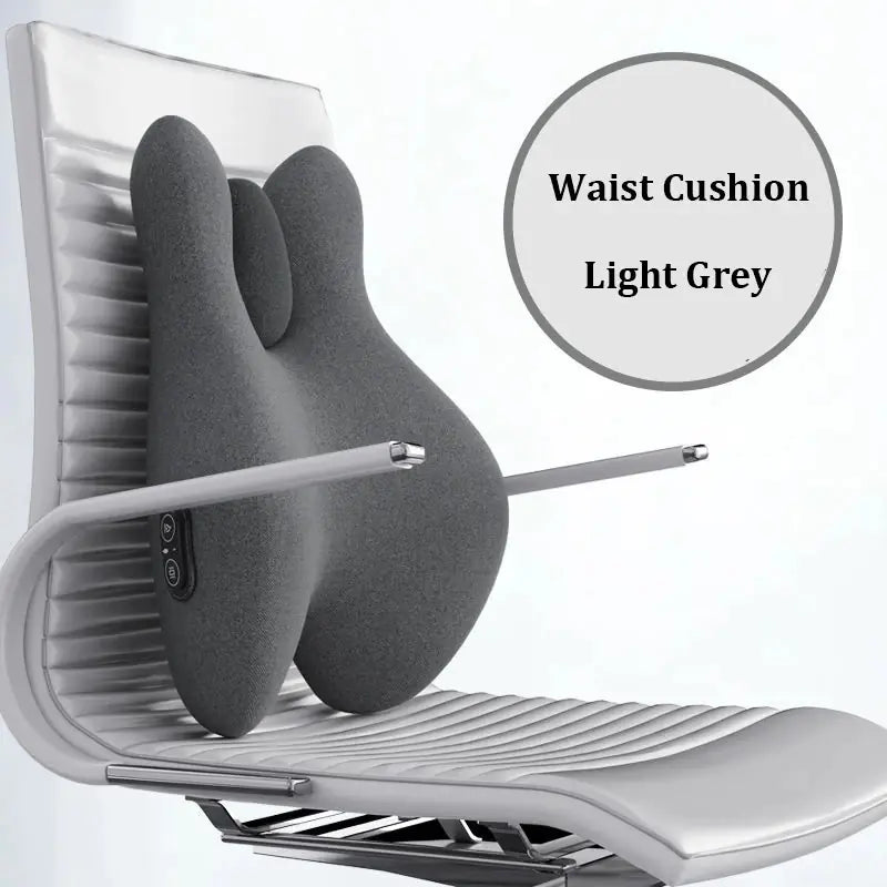 Cushion Office Backrest with Massage and Heating Support